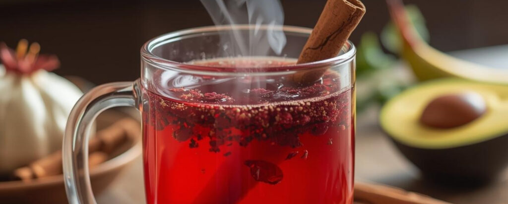 Chá Termogênico de Hibisco com Canela