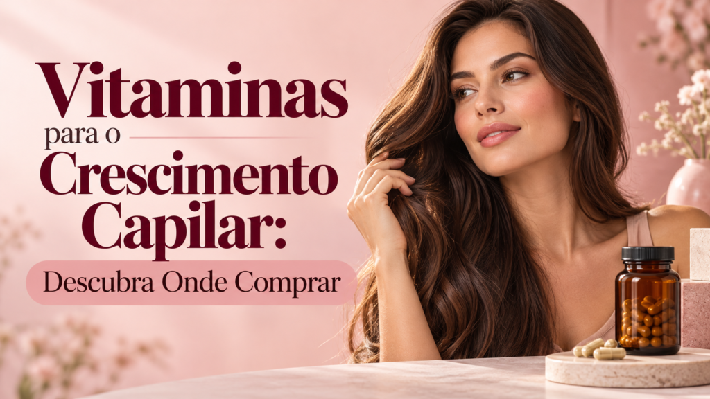 Vitaminas para o Crescimento Capilar: Descubra Onde Comprar