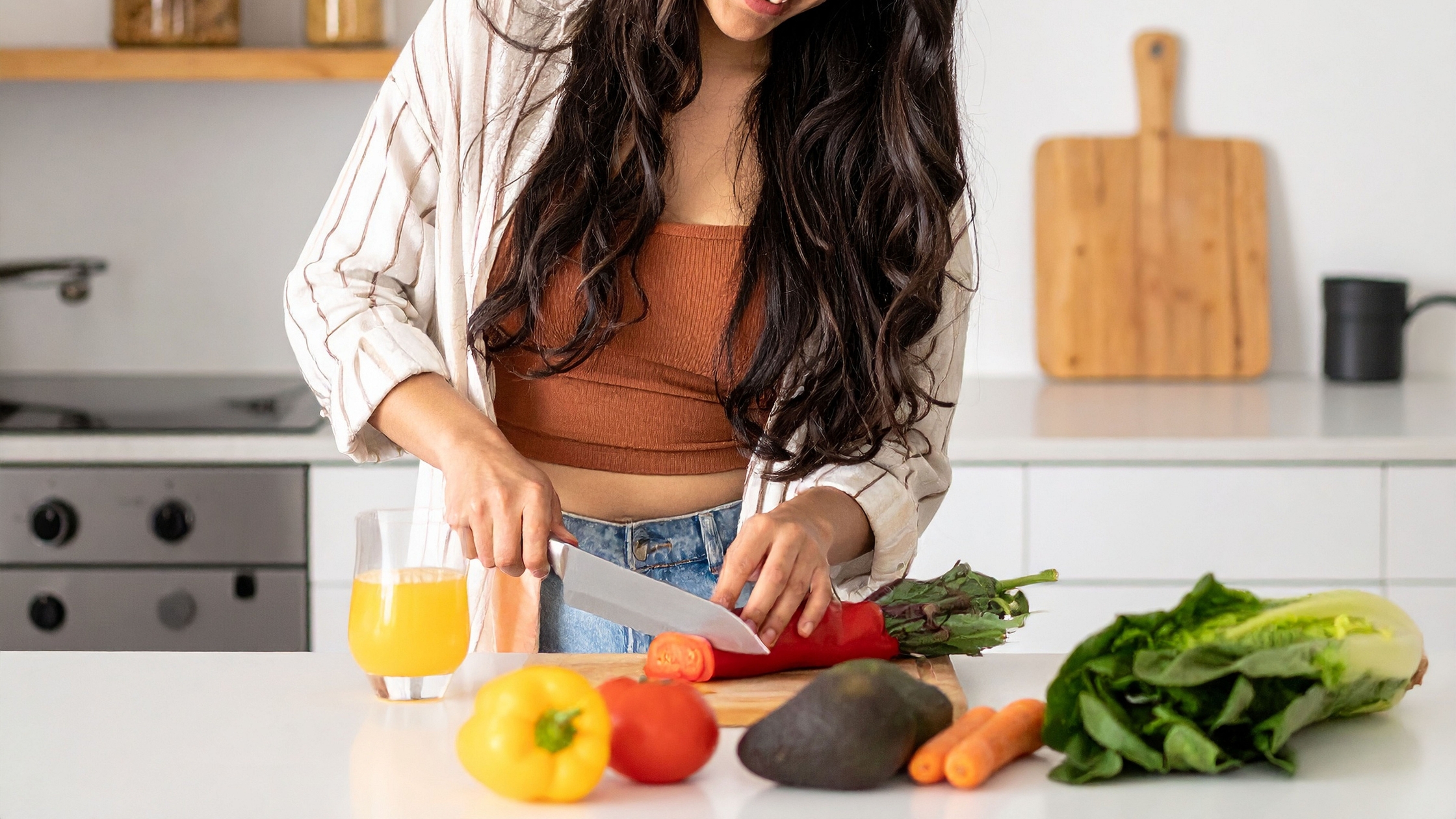 mulher na cozinha